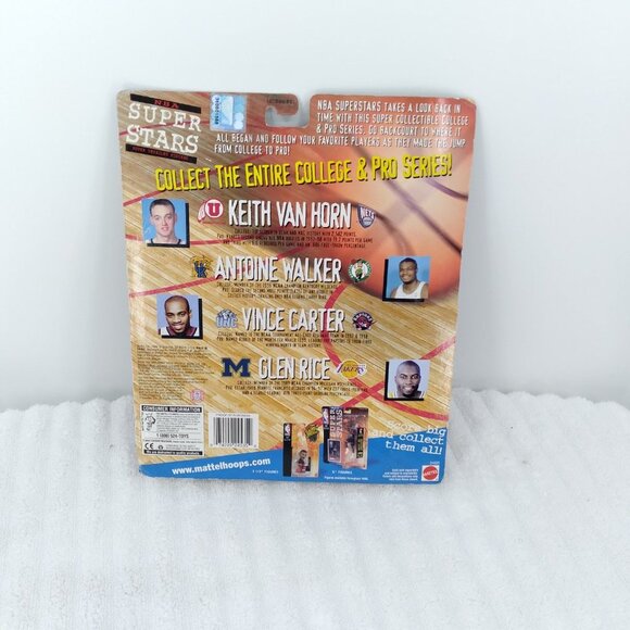 NBA Super Stars College and Pro Series Vince Carter NC and Raptors Action Figure - Picture 2 of 4